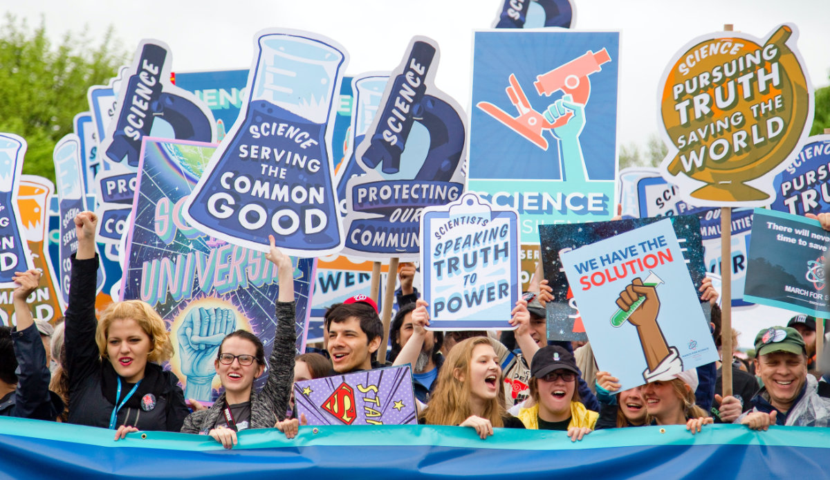 Pro-Science Rally, Washington DC, 2017